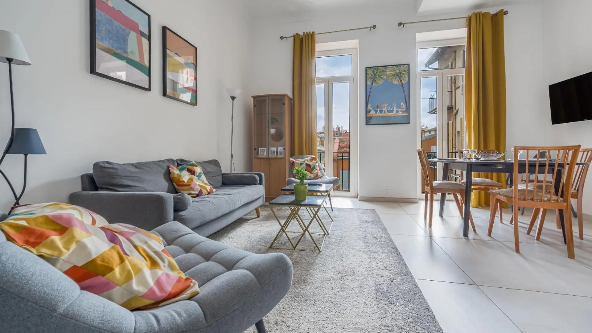 Appartamento Mer et Soleil - Carré d'or - 4 piéces - Promenade à 300 m Nizza